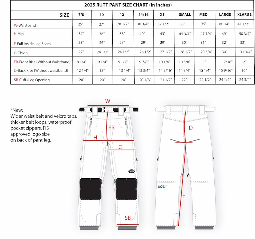 CLASSIC RUTT MOGUL PANTS, CAMEL INSULATED W/ BLACK Patches CLASSIC RUTT MOGUL PANTS, CAMEL INSULATED W/ BLACK Patches